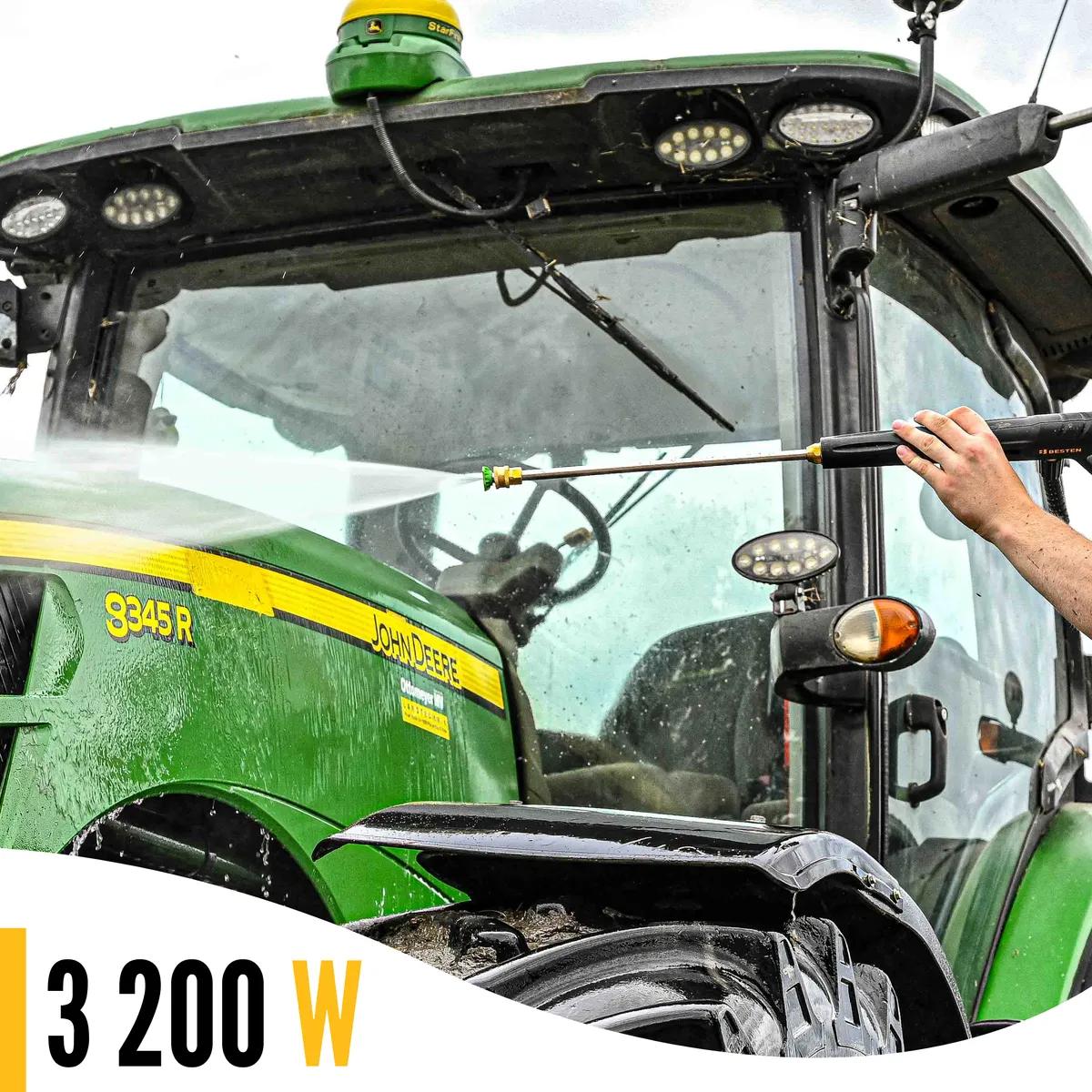 Myjka ciśnieniową BESTEN BE0002883 silnik indukcyjny 3200W pompa mosiężna